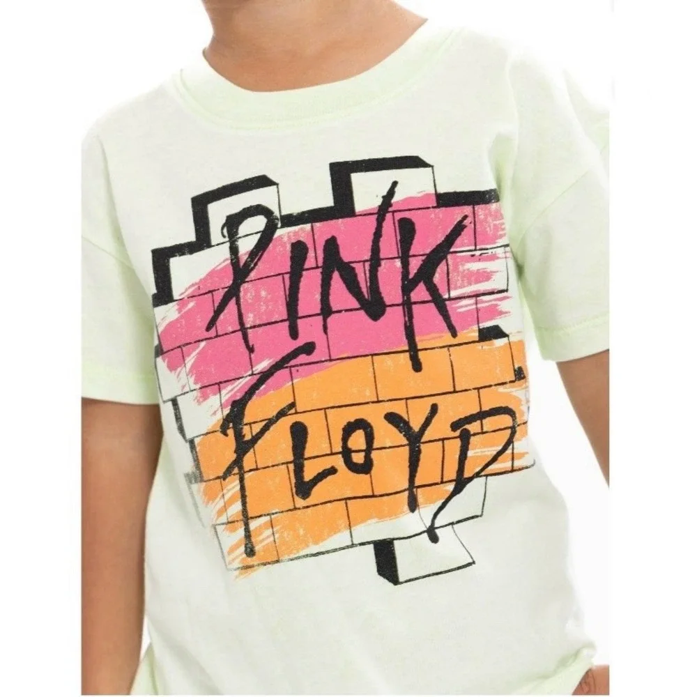 Pink Floyd The Wall Short Sleeve Crew Neck Tee 2T New with Tags Paradise Green